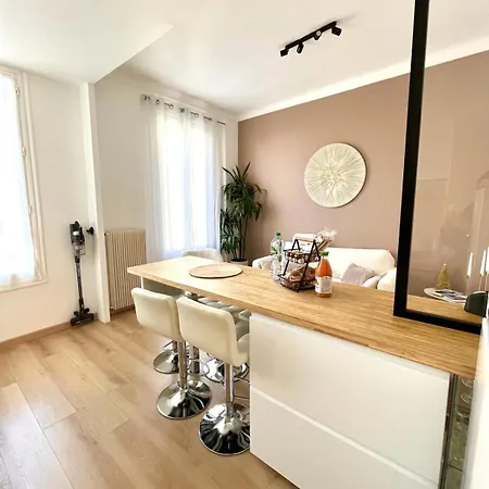 - T3 Renove De 50 M2 Classe 2 Etoiles Νίκαια